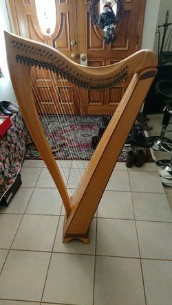 Antique vintage Dusty Strings FH-36B Harp