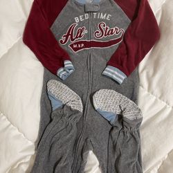 Carter’s 1 Piece Fleece Pajama Size 4T