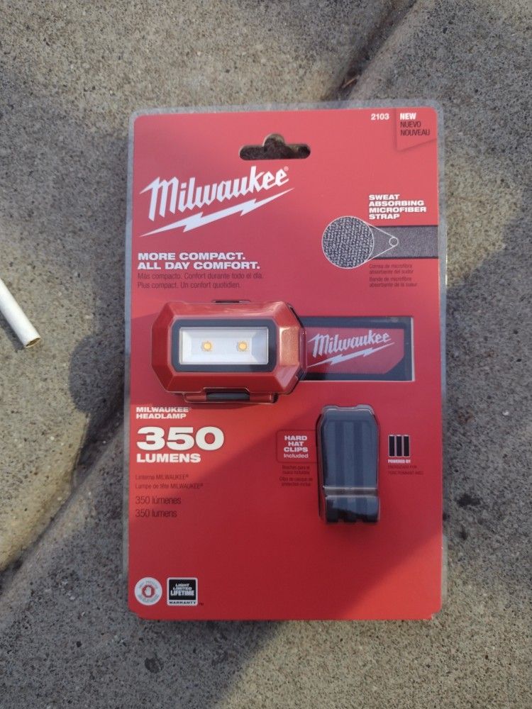 Milwaukee Headlamp (350 Lumens)
