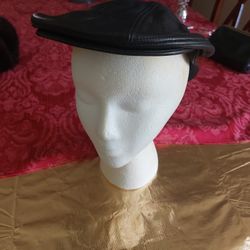 Leather  Cap