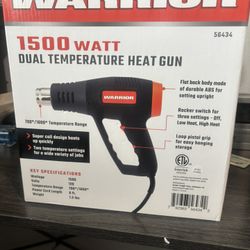 1500 Watt Dual Temperature Heat Gun