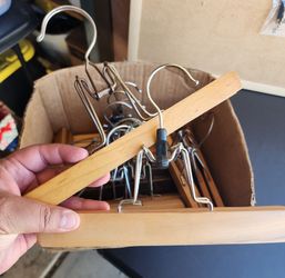 Old Wooden Hangers