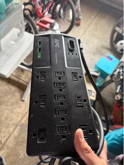 🔌 APC 11-Outlet Surge Protector Strip with Dual USB Ports (P11U2) - Heavy Duty