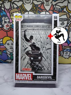 Funko Pop! Comic Book Cover with Case: Marvel - Daredevil Target (Exclusive) #55