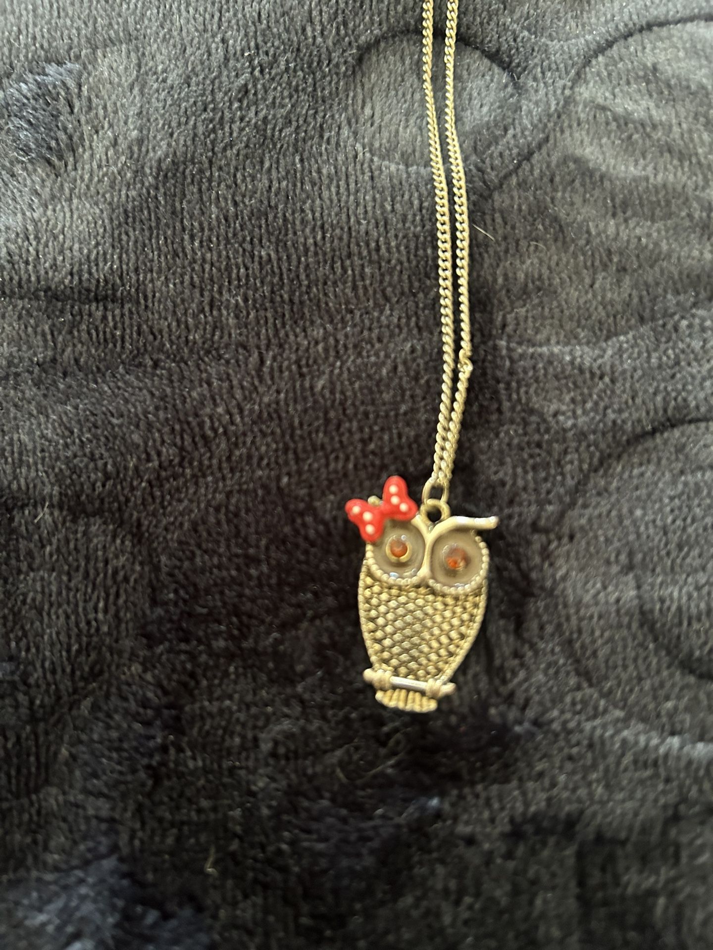 Owl Charm Necklace