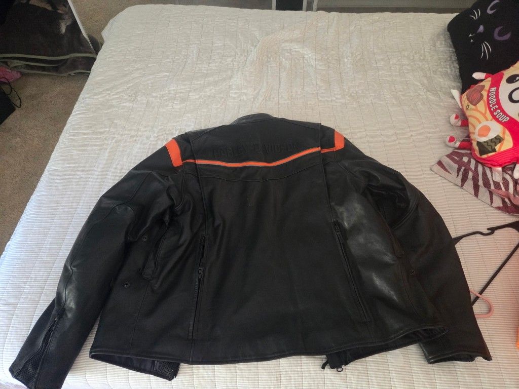 Leather Harley Davidson Jacket