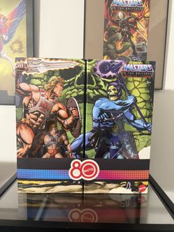 Masters Of The Universe 80th Anniversary He-Man Vs Skeletor Figure 2 Pack