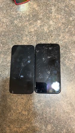Broken iPhone 12 and 11