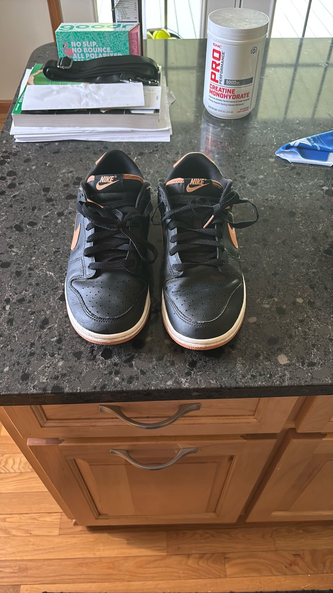 Size 8.5 Brown Nike Dunks
