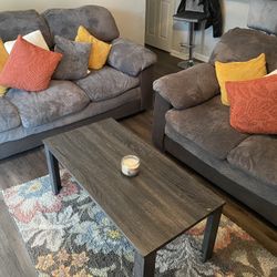 Grey Couch Set 