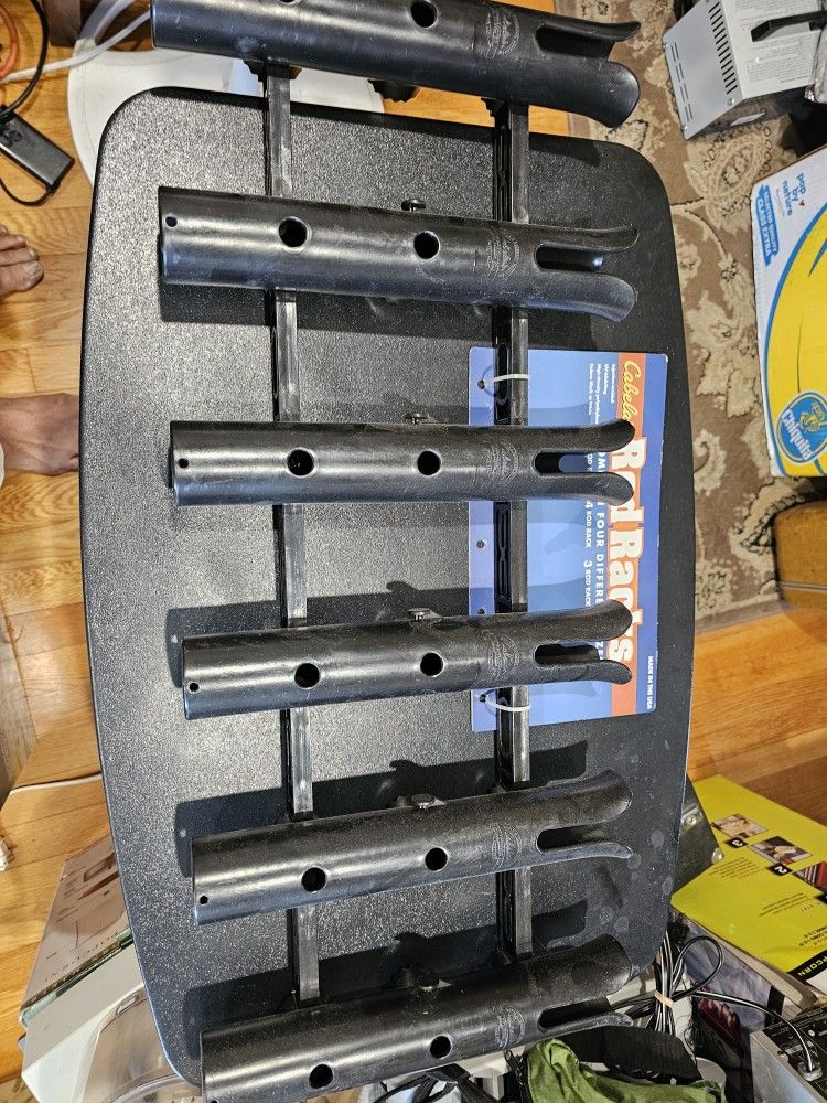 Cabela's 6 Rod Fishing Rod Racks, New, Made In USA