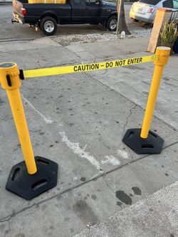 Barrier Caution Stands 