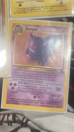 Gengar Pokemon Card