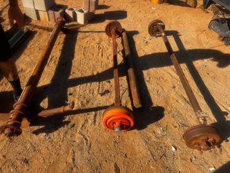 Trailer axles