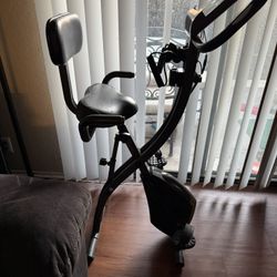 Indoor Bicycle With Resistant Bands