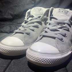 Converse Chuck Taylor All Star Mid Malden Street -size 10- Gray Suede 