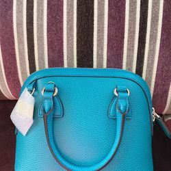 Gucci domed bag color teal brand new