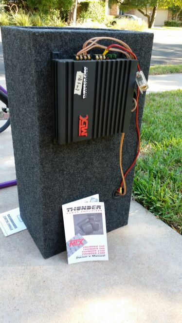 MTX Thunder 2160 2 channel amplifier
