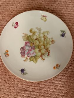 Schumann Arzberg Germany Fruit Porcelain Plate