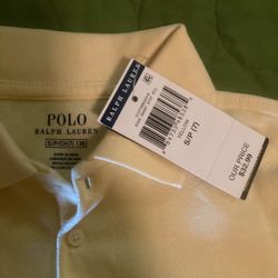 Yellow Ralph Lauren shirt