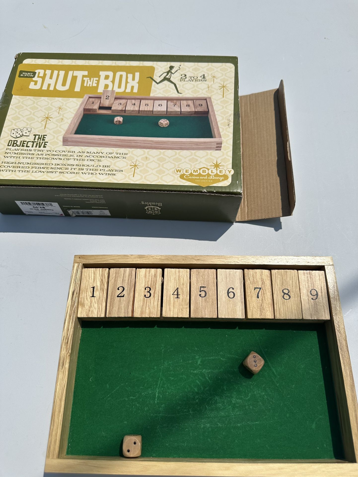 Shut The Box Game