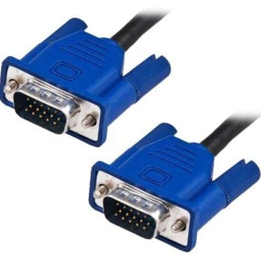 Vga/Male-to-Male Computer CABLES/Blue/5 Ft.?/New