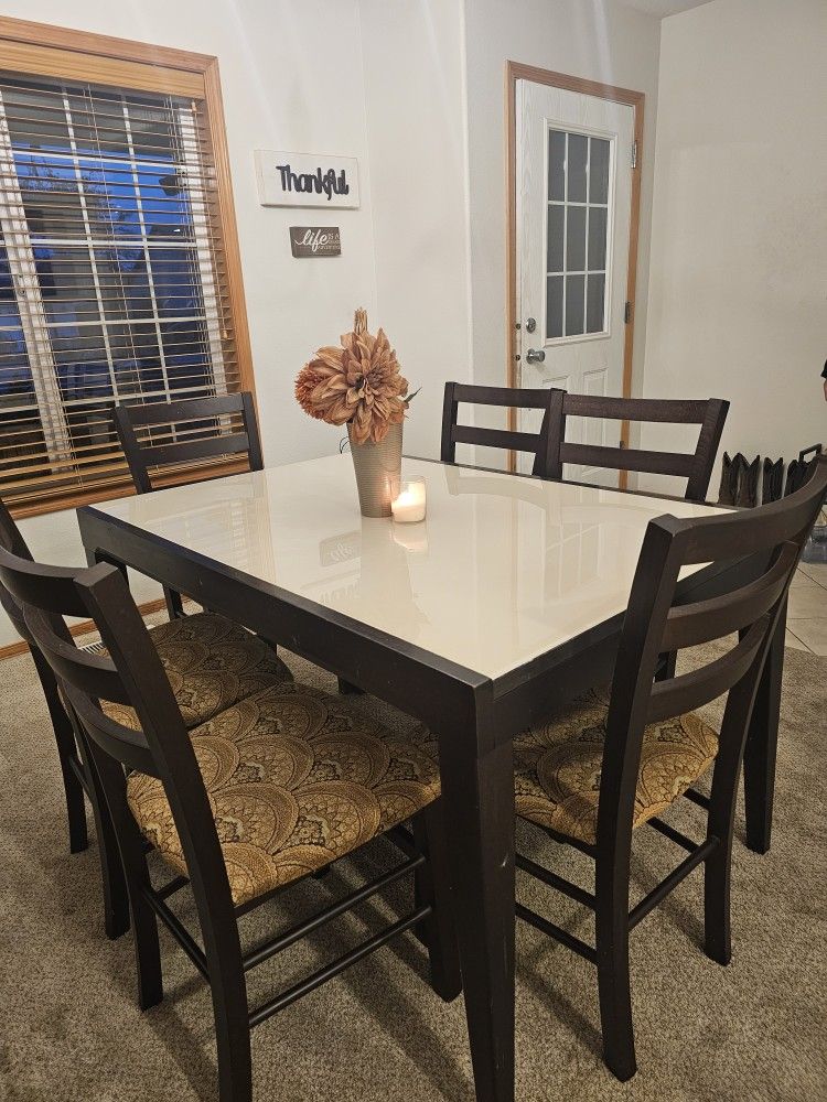 Scan Design Table And 6 Chair Dinning Set