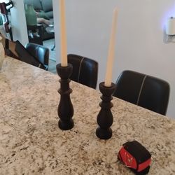 Two Candles Holder