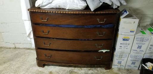 Dark wood dresser mahogany