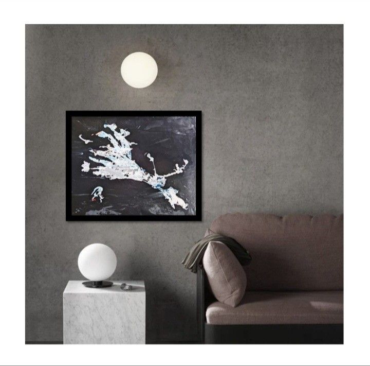 original abstract wall art mixed media on canvas home room wall decor acrylic abstract painting on canvas 