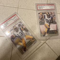PSA10 Kurt Warner and Isaac Bruce .