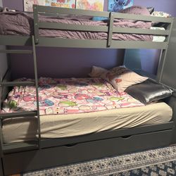 Bunk Bed With Trundle And Desk