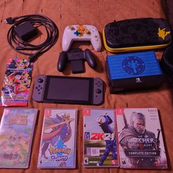 Nitendo Switch, Games And Accessories 