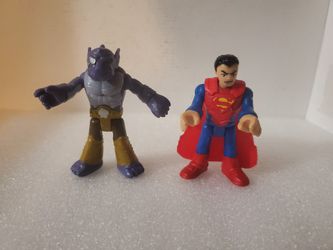 Fisher-Price Imaginext DC Super Friends Orc Dragon Warrior And Superman