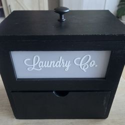Laundry Room Decor Storage Box