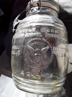 Cracker Barrel uncle ezras jar