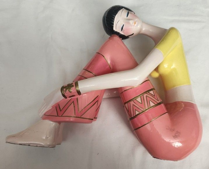 2 Asian Porcelain Dolls 10 Inch