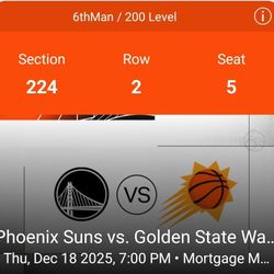 SUNS VS WARRIORS (SIXTHMAN ACCESS)