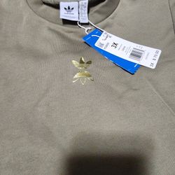 3X Women's Crew Orbit Green Adidas Sweatshirt 