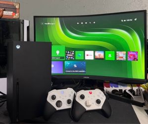 Xbox Series X with 2 elite controllers