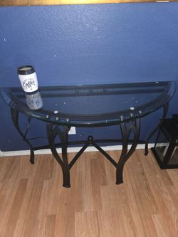 Glass Entry Table