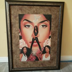 Aaliyah Framed Artwork 
