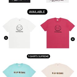 T-shirts Supreme 