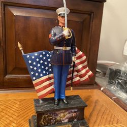 The Bradford Exchange Semper Fi by James Griffin USMC Tribute Sculpture
