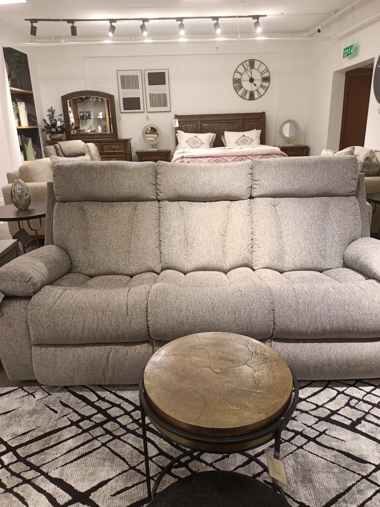 Mitchiner Fog Reclining Sofa And Loveseat$10 Down Payment And Financing Available