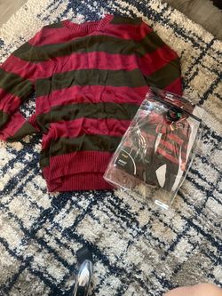 Freddy Krueger Sweater Adult XL Costume