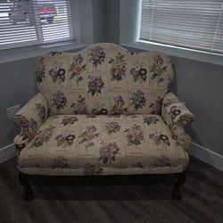 Chippendale Antique Loveseat Sofa
