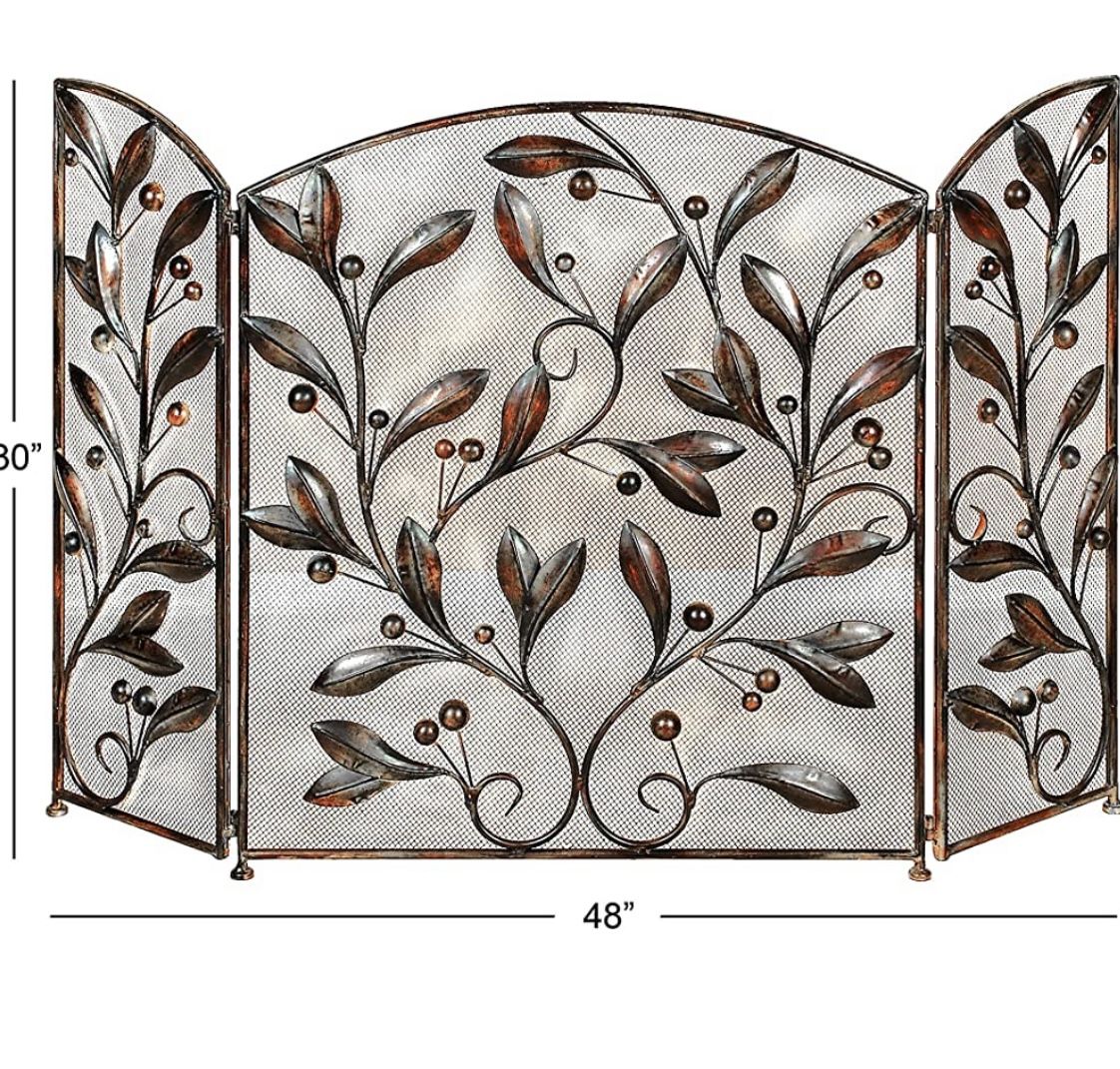 3 Panel Fireplace Screen