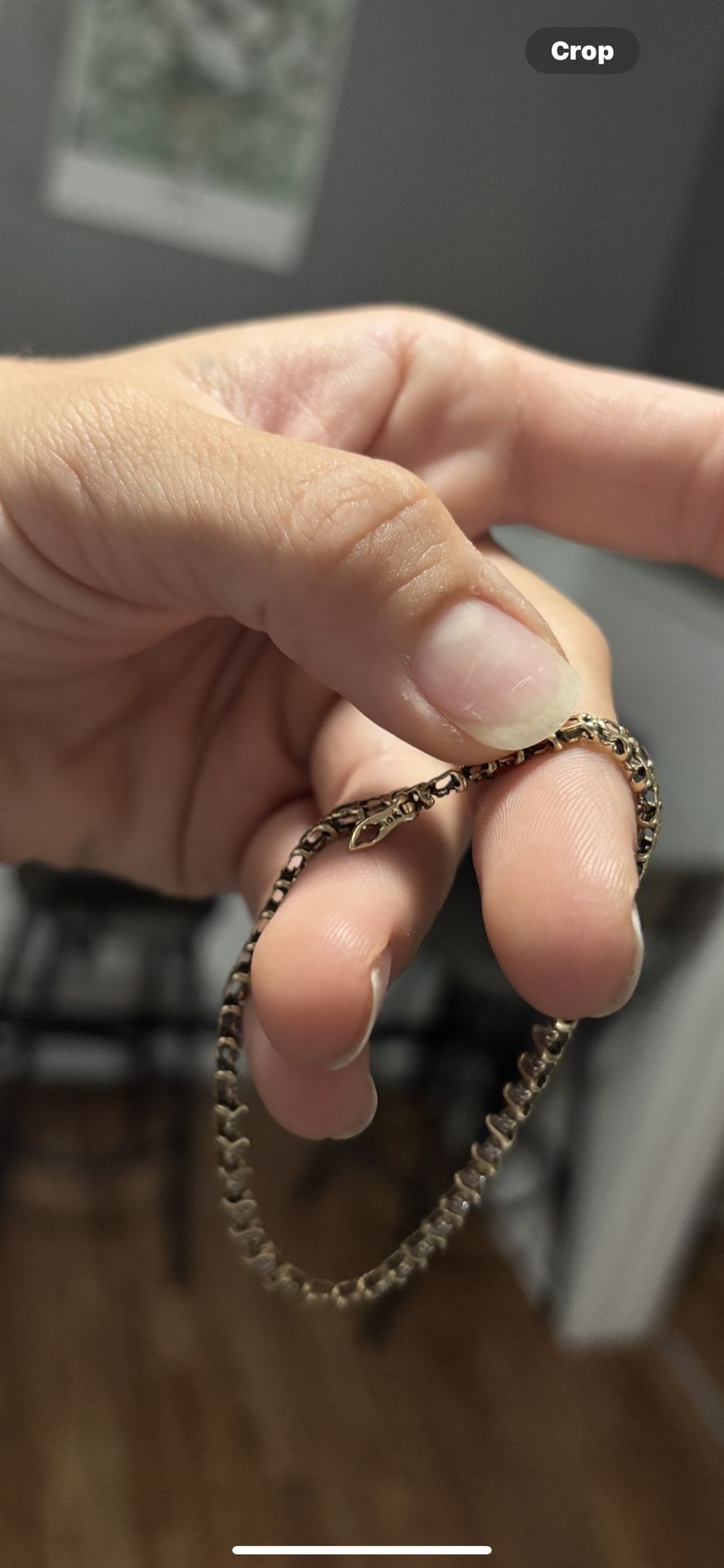 10 Karat Gold, Diamond Tennis Bracelet