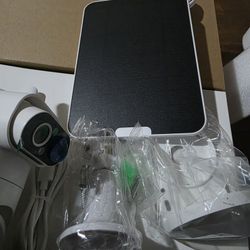 Wireless Security Ptz Camera 2channel W/Solar Panel